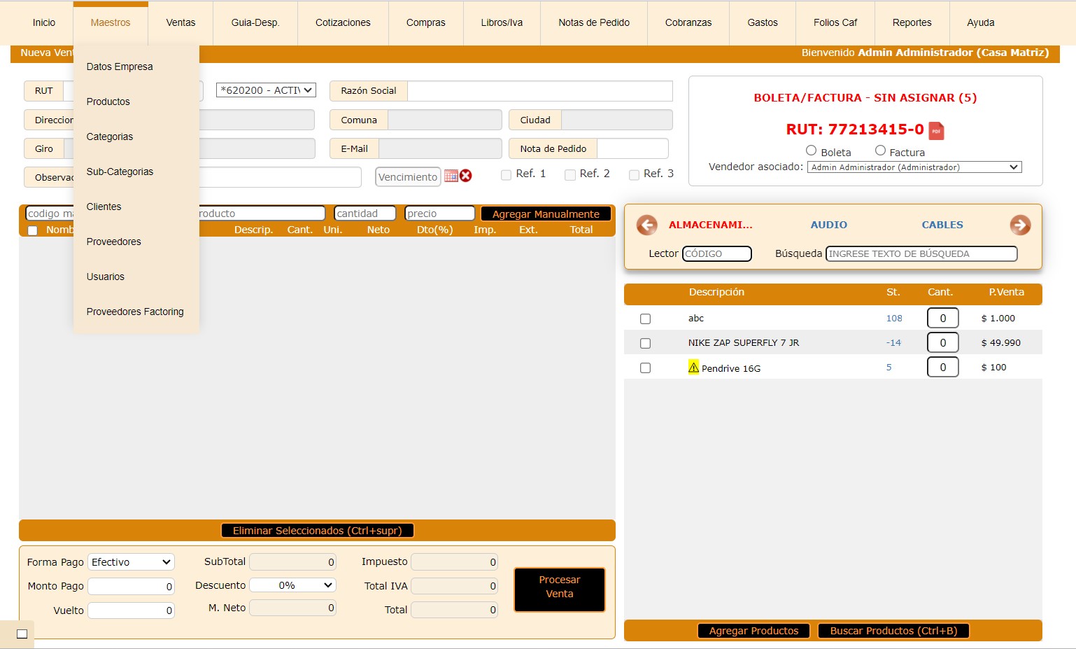 EZSale Dashboard